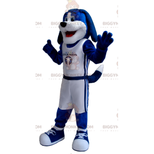 Kostým maskota modrobílého psa BIGGYMONKEY™