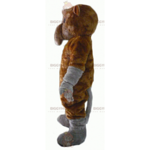 Kostým maskota BIGGYMONKEY™ hnědé a šedé opice s dlouhým ocasem - Opičí maskoti - BIGGYMONKEY_03005 - BiggyMonkey.com
