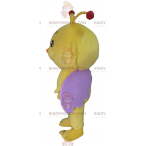 Yellow and Purple Insect Butterfly BIGGYMONKEY™ Mascot Costume - Butterfly mascots - BIGGYMONKEY_03009 - BiggyMonkey.com