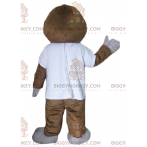 Brown and White Sea Lion Seal BIGGYMONKEY™ Mascot Costume -