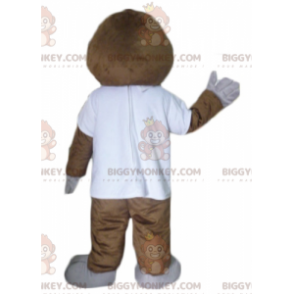 Brown and White Sea Lion Seal BIGGYMONKEY™ Mascot Costume -