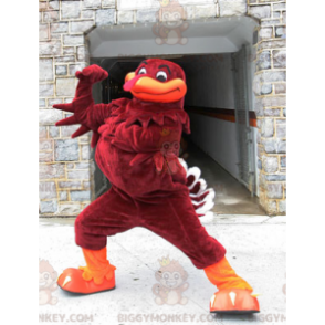 Brown and Orange Turkey BIGGYMONKEY™ Mascot Costume -