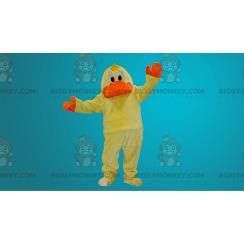 Gul och orange anka BIGGYMONKEY™ maskotdräkt - BiggyMonkey Gul och orange anka BIGGYMONKEY™ maskotdräkt - BiggyMonkey
