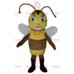 Flirterig en vrouwelijk bruin en geel bij BIGGYMONKEY™