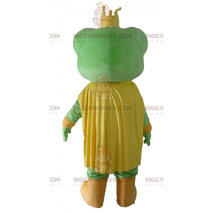 BIGGYMONKEY™ Mascot Costume Green Yellow and White Frog With