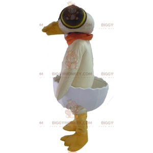 Beige Duck in Eggshell BIGGYMONKEY™ Mascot Costume –
