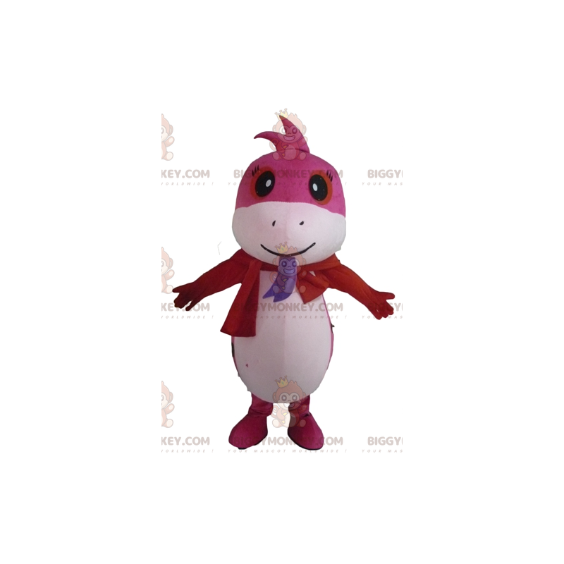 Bonito disfraz de mascota BIGGYMONKEY™ de serpiente con lunares Bonito disfraz de mascota BIGGYMONKEY™ de serpiente con lunares