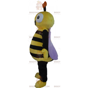 Costume da mascotte BIGGYMONKEY™ ape nera e gialla molto
