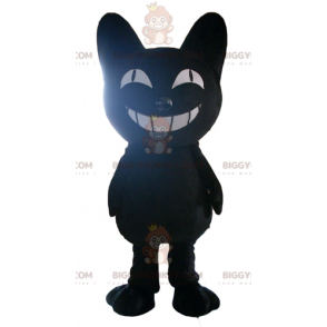 Disfraz de mascota BIGGYMONKEY™ de gato negro gordo muy
