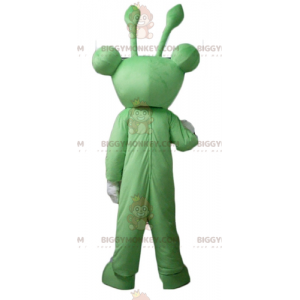 BIGGYMONKEY™ Zeer grappig mascottekostuum groene kikker met