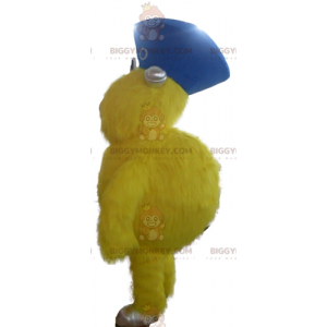 Traje de mascote de monstro amarelo todo peludo BIGGYMONKEY™