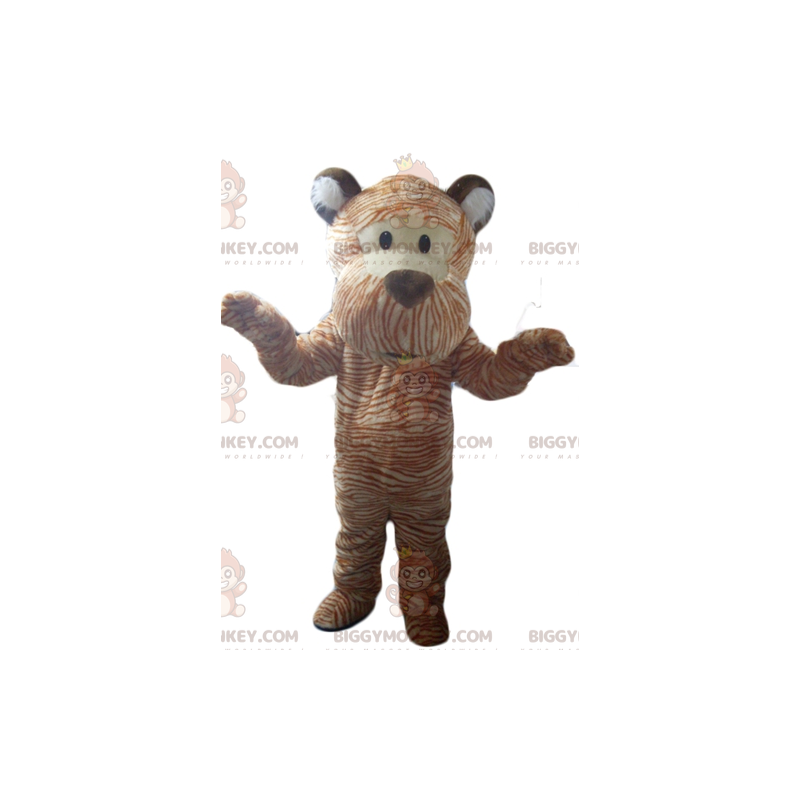 Cute and Colorful Dog Orange and White Tiger BIGGYMONKEY™ Cute and Colorful Dog Orange and White Tiger BIGGYMONKEY™