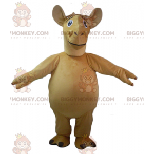 Kæmpe beige Dromedar Camel BIGGYMONKEY™ maskotkostume -
