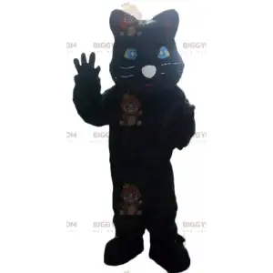 Giant Black Panther Black Cat BIGGYMONKEY™ maskotkostume -