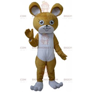 Brown and White Rabbit Mouse BIGGYMONKEY™ Mascot Costume -