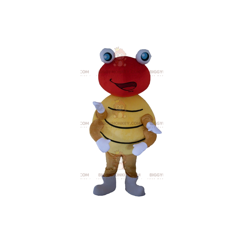 Röd och gul prickig nyckelpiga BIGGYMONKEY™ maskotdräkt - Insektmaskot - BIGGYMONKEY_03066 - BiggyMonkey.com