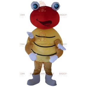 Fantasia de mascote de joaninha de bolinhas vermelhas e