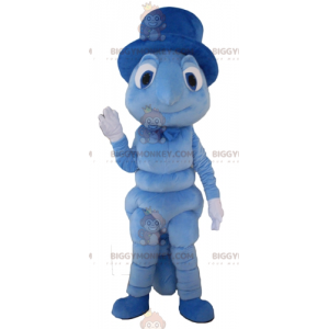 Blaue Käfer-Heuschrecke-Raupe BIGGYMONKEY™ Maskottchen-Kostüm -