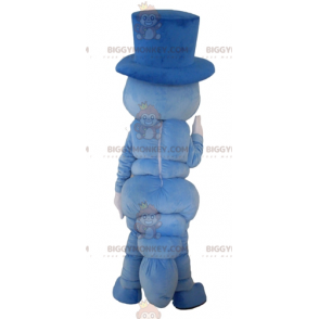 Blue Bug Locust Caterpillar BIGGYMONKEY™ mascottekostuum -