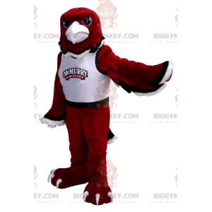 Black and White Red Eagle BIGGYMONKEY™ Mascot Costume -