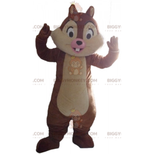 BIGGYMONKEY™ Tic or Tac Famous Cartoon Squirrel Mascot Costume