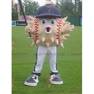 Disfraz de mascota diodon de béisbol BIGGYMONKEY™ con gorra -