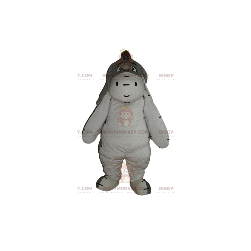 Nalle Puh Kuuluisa Aasin Eeyore maskottiasu BIGGYMONKEY™ -