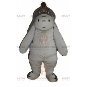 Nalle Puh Famous Donkey Eeyore Maskotdräkt BIGGYMONKEY™ - Maskoter kända människor - BIGGYMONKEY_03077 - BiggyMonkey.com