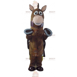 Στολή μασκότ BIGGYMONKEY™ Brown Colt Horse με Ακρωτήρι - Μασκότ αλόγων - BIGGYMONKEY_03078 - BiggyMonkey.com