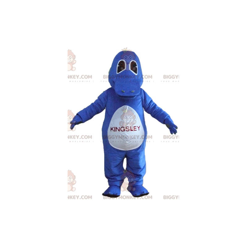 Disfraz de mascota BIGGYMONKEY™ de pájaro pato azul Disfraz de mascota BIGGYMONKEY™ de pájaro pato azul