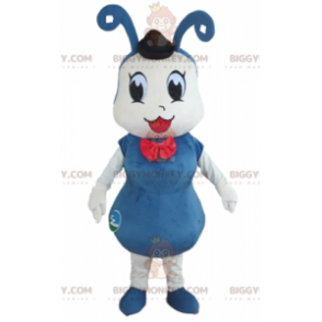 Blue and White Insect Ant BIGGYMONKEY™ Mascot Costume –