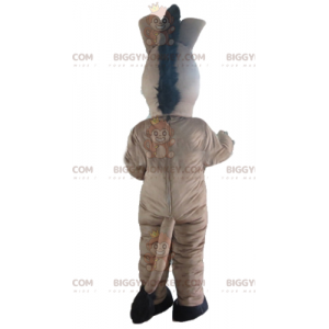 Leuke en eigenzinnige bruine en beige veulenezel BIGGYMONKEY™