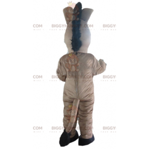 Cute and Quirky Brown and Beige Foal Donkey BIGGYMONKEY™ Mascot