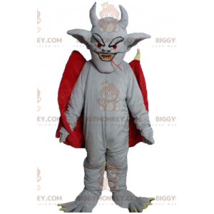 Kostým maskota Gray Bat Devil BIGGYMONKEY™ s červenou
