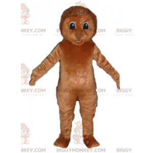 Brown Hedgehog BIGGYMONKEY™ Mascot Costume With Spikes On The