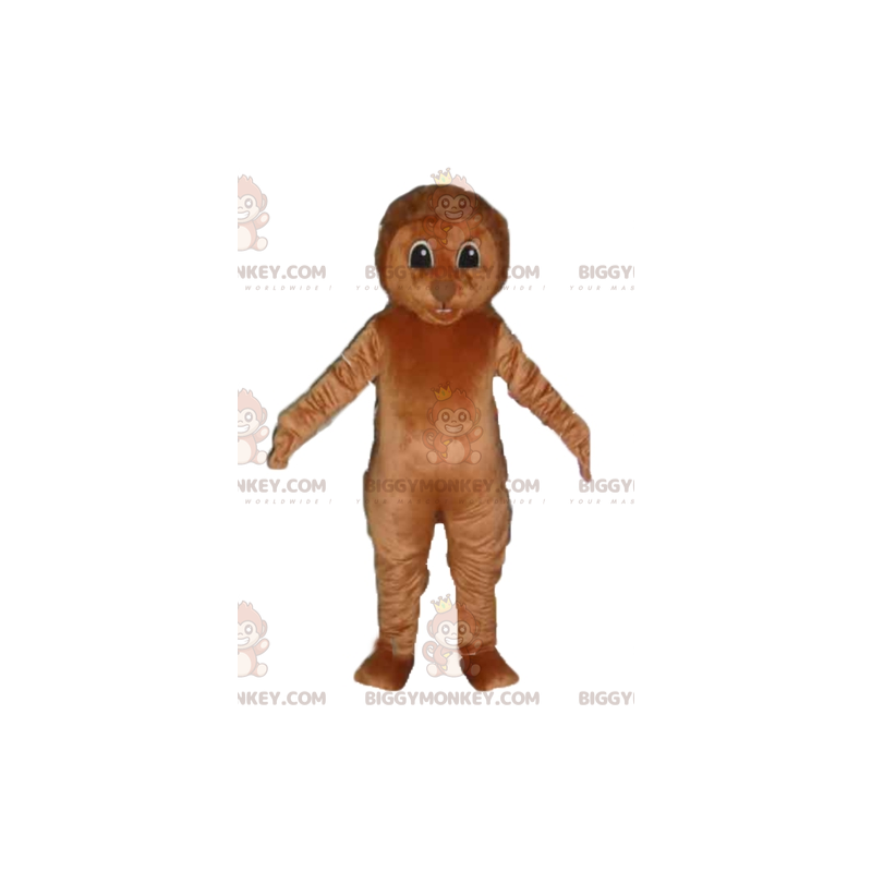 Costume de mascotte BIGGYMONKEY™ de hérisson marron avec des Costume de mascotte BIGGYMONKEY™ de hérisson marron avec des