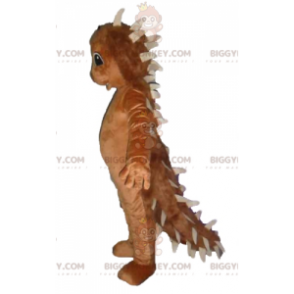 Brauner Igel BIGGYMONKEY™ Maskottchenkostüm mit Spikes auf dem