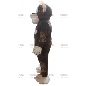 Very Funny Brown and Pink Monkey BIGGYMONKEY™ Mascot Costume -
