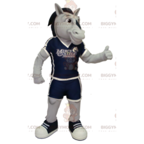 Grå og sort hest BIGGYMONKEY™ maskotkostume - Biggymonkey.com