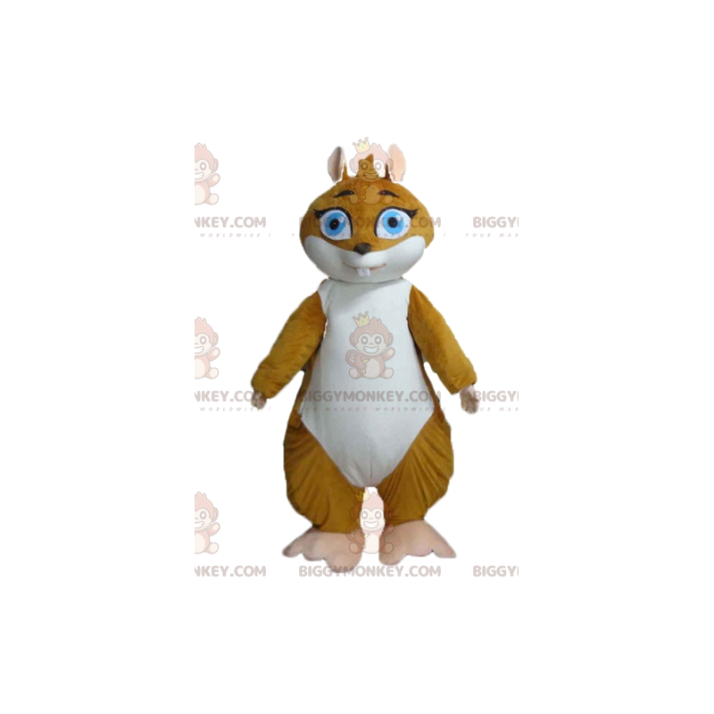 Costume de mascotte BIGGYMONKEY™ de marmotte de cochon d'Inde Costume de mascotte BIGGYMONKEY™ de marmotte de cochon d'Inde