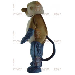 Στολή μασκότ με Giant Brown Grey and White Monkey BIGGYMONKEY™