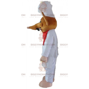 Berömda råtta Ratatouille BIGGYMONKEY™ maskotdräkt klädd till kock - Maskoter kända människor - BiggyMonkey.com