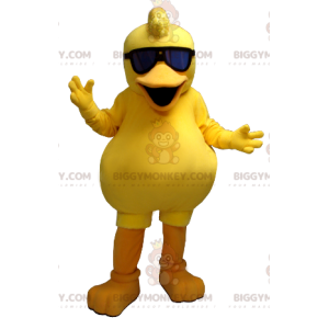 Fat Yellow Chick Duck BIGGYMONKEY™ maskotdräkt - Ankor maskot - BIGGYMONKEY_0370 - BiggyMonkey.com