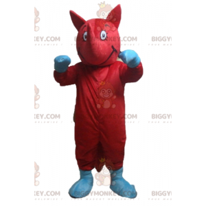 Costume da mascotte BIGGYMONKEY™ animale creatura atipica rossa