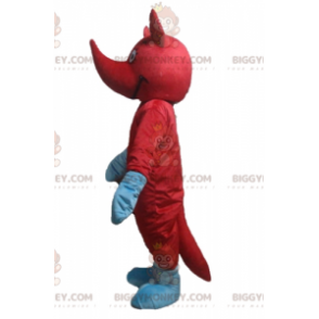Atypisk varelsedjur röd och blå BIGGYMONKEY™ maskotdräkt - Monster maskot - BIGGYMONKEY_03127 - BiggyMonkey.com