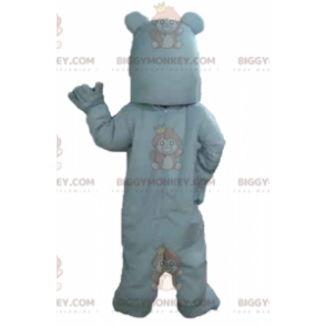 Meget smilende gnaver kæmpe hvid rotte BIGGYMONKEY™ maskot kostume - Mus maskot - BIGGYMONKEY_03131 - BiggyMonkey.com