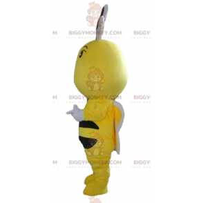 Bonito y colorido disfraz de abeja amarilla en blanco y negro BIGGYMONKEY™ para mascota - Mascotas de abeja - BiggyMonkey.com