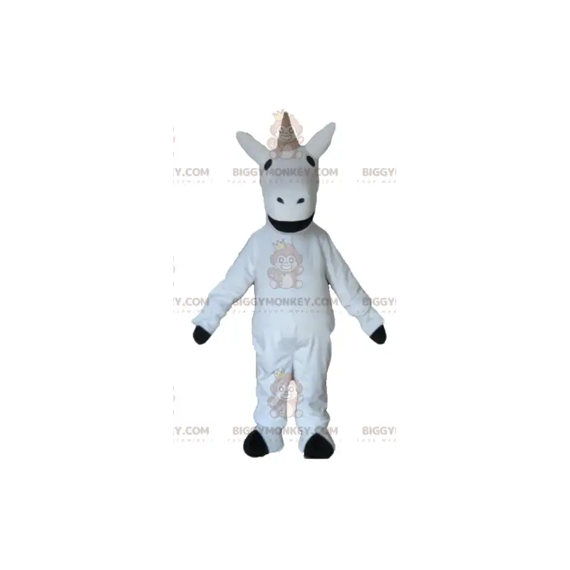 Costume da mascotte BIGGYMONKEY™ gigante bellissimo unicorno