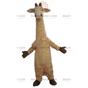 BIGGYMONKEY™ Large Tan & White Spitted Giraffe maskottiasu - Viidakon eläimet - BIGGYMONKEY_03137 - BiggyMonkey.com
