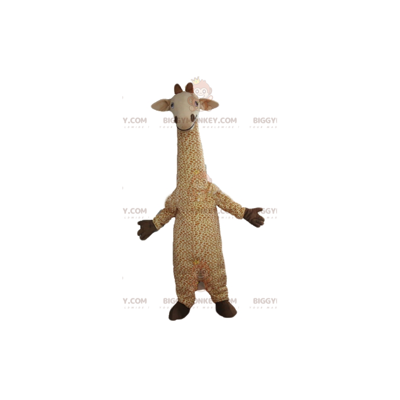 BIGGYMONKEY™ Large Tan & White Spotted Giraffe Mascot Costume -